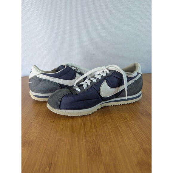 Nike Cortez '72 Nylon Women's 7.5 Blue Suede White EU 38.5 (COM9) - Picture 5 of 8